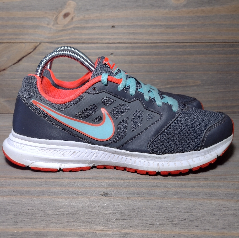 Nike Downshifter 6 Running Athletic Shoes Sneakers Womens Size 8.5 Gray Orange